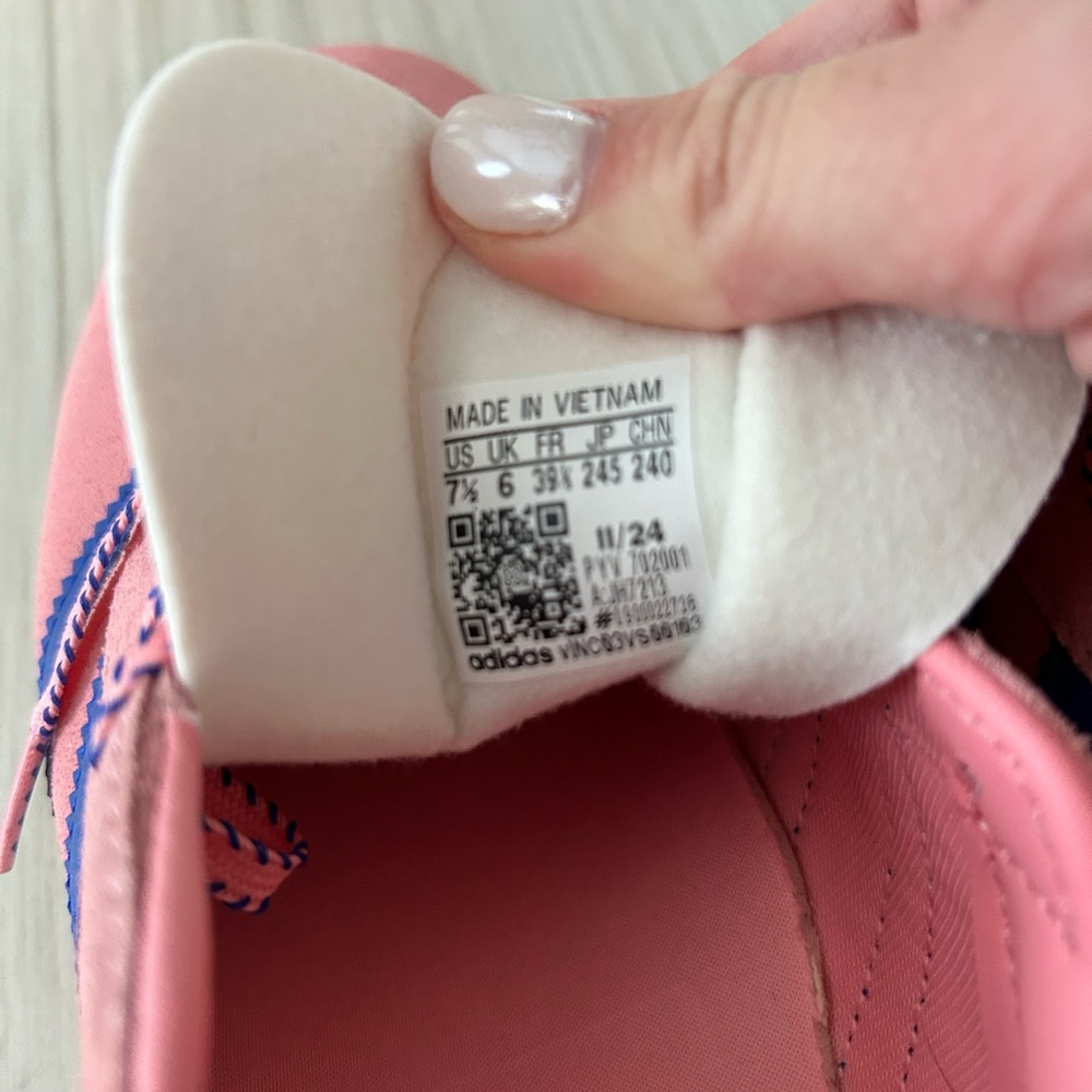 Adidas Pink and Blue Casual Sneakers - Picture 5 of 5